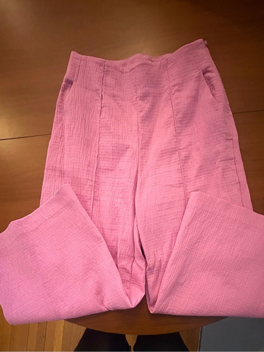 Anthropologie Pink Cropped Pants